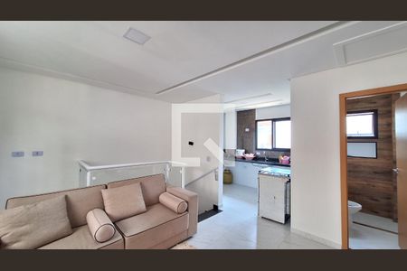 Sala de casa para alugar com 2 quartos, 70m² em Vila Caiçara, Praia Grande