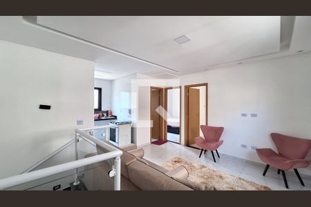 Sala de casa para alugar com 2 quartos, 70m² em Vila Caiçara, Praia Grande