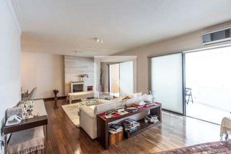 Sala de apartamento para alugar com 3 quartos, 218m² em Perdizes, São Paulo