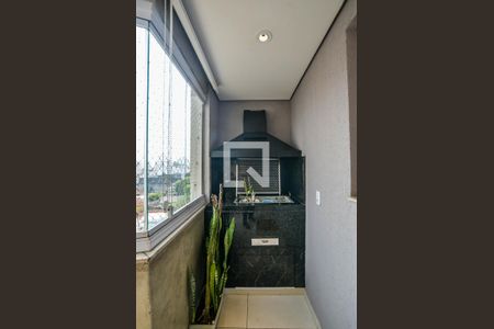 Varanda da Sala de apartamento à venda com 3 quartos, 130m² em Vila Scarpelli, Santo André