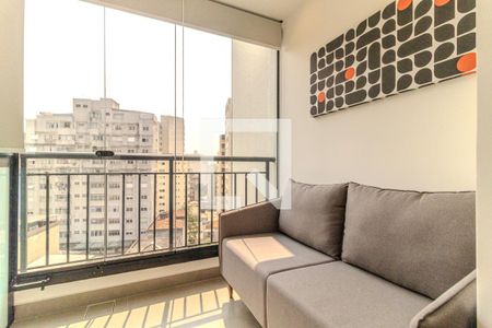 Varanda de kitnet/studio à venda com 1 quarto, 34m² em Consolação, São Paulo