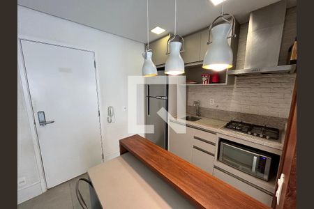 Cozinha de apartamento para alugar com 1 quarto, 35m² em Perdizes, São Paulo