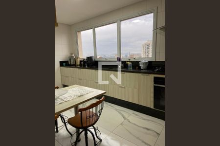 Cozinha de apartamento à venda com 3 quartos, 153m² em Jardim Bela Vista, Santo André