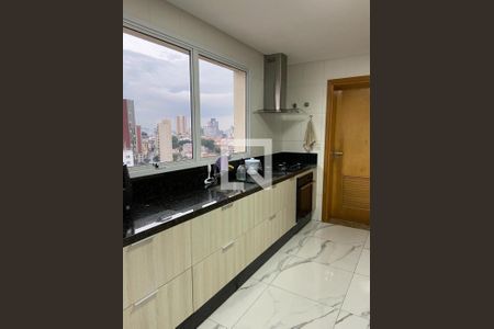 Cozinha de apartamento à venda com 3 quartos, 153m² em Jardim Bela Vista, Santo André