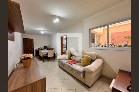 Sala de apartamento à venda com 3 quartos, 90m² em Vila Assunção, Santo André