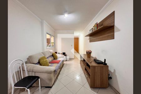 Sala de apartamento à venda com 3 quartos, 90m² em Vila Assunção, Santo André