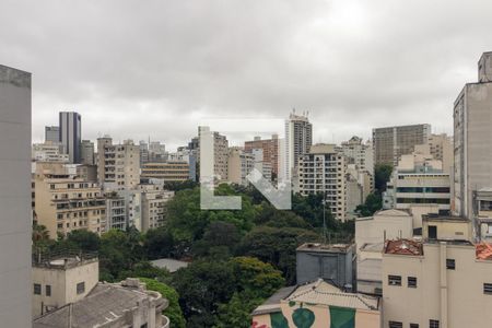 Vista da Sala de apartamento à venda com 1 quarto, 27m² em Vila Buarque, São Paulo