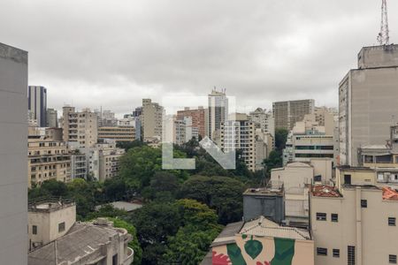 Vista do Quarto de apartamento à venda com 1 quarto, 27m² em Vila Buarque, São Paulo