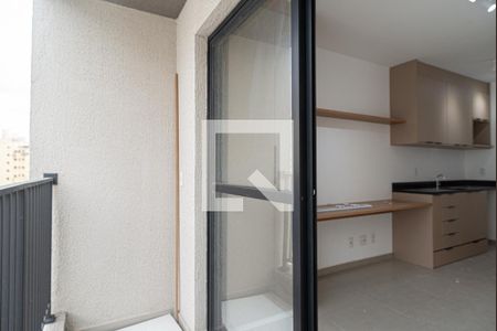 Varanda da Sala/Quarto de kitnet/studio para alugar com 1 quarto, 19m² em Bela Vista, São Paulo