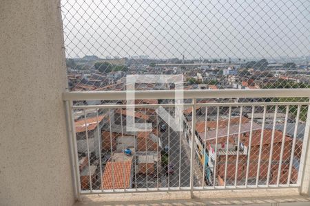 Varanda da sala  de apartamento à venda com 3 quartos, 61m² em Piraporinha, Diadema