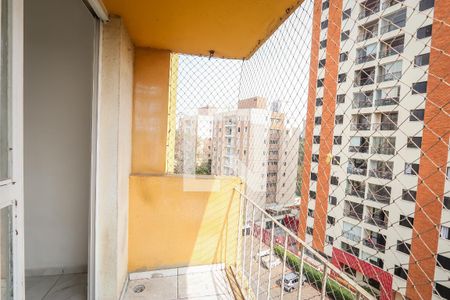 Varanda da Sala de apartamento à venda com 2 quartos, 60m² em Jardim Monte Kemel, São Paulo