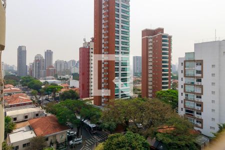 Sala - Vista de apartamento para alugar com 3 quartos, 120m² em Campo Belo, São Paulo