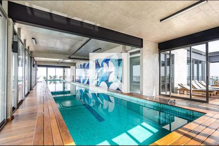 Piscina de kitnet/studio para alugar com 1 quarto, 24m² em Sumarezinho, São Paulo