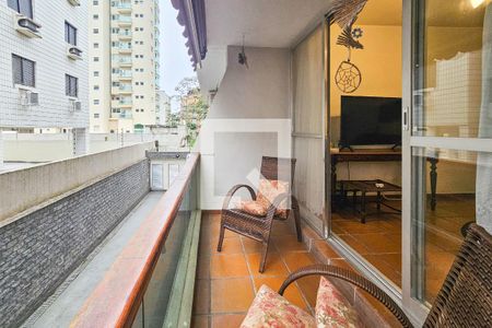 Varanda de apartamento para alugar com 3 quartos, 98m² em Loteamento João Batista Julião, Guarujá