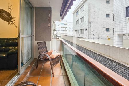 Varanda de apartamento para alugar com 3 quartos, 98m² em Loteamento João Batista Julião, Guarujá