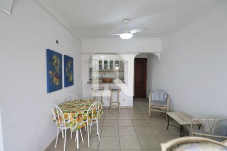 Sala de apartamento para alugar com 2 quartos, 80m² em Mar E Céu, Guarujá