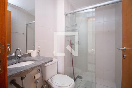 Banheiro da Suíte de apartamento para alugar com 1 quarto, 33m² em Sul (águas Claras), Brasília