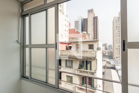 Varanda de apartamento à venda com 1 quarto, 48m² em Santa Efigênia, São Paulo