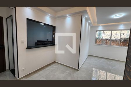 Sala de apartamento para alugar com 2 quartos, 58m² em Saboó, Santos