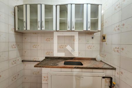 Cozinha de apartamento para alugar com 1 quarto, 22m² em Laranjeiras, Rio de Janeiro