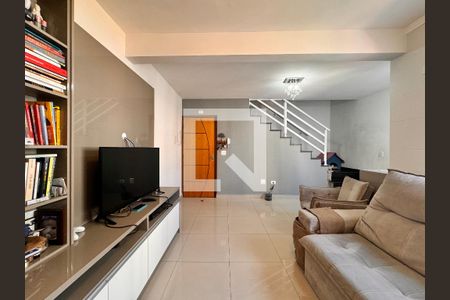 Sala de apartamento à venda com 3 quartos, 139m² em Vila Valparaíso, Santo André