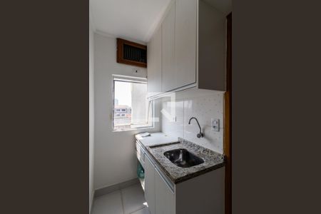 Cozinha de kitnet/studio à venda com 1 quarto, 18m² em Vila Marieta, São Paulo