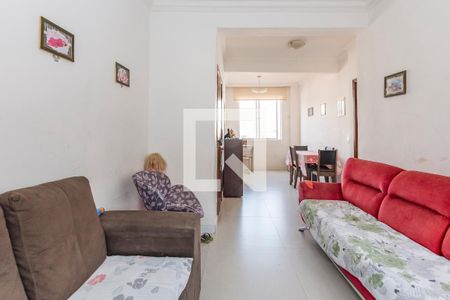 Sala de apartamento à venda com 2 quartos, 80m² em Monsenhor Messias, Belo Horizonte