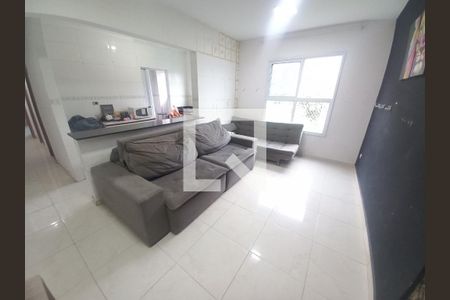 Sala de apartamento para alugar com 2 quartos, 60m² em Vila Voturuá, São Vicente