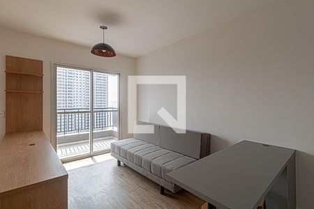 sala e cozinha compartilhadas de apartamento à venda com 1 quarto, 35m² em Vila Nair, São Paulo