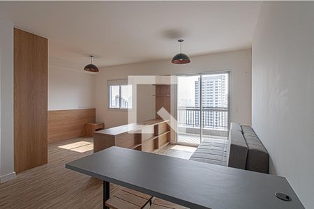 sala e cozinha compartilhadas de apartamento à venda com 1 quarto, 35m² em Vila Nair, São Paulo