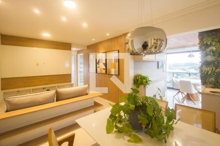 Sala de apartamento à venda com 3 quartos, 82m² em Jardim Caravelas, São Paulo