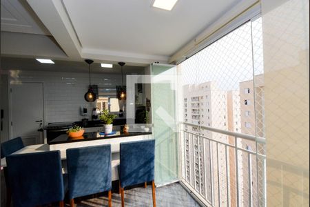 Varanda da Sala de apartamento à venda com 3 quartos, 83m² em Vila Santo Antônio, Guarulhos