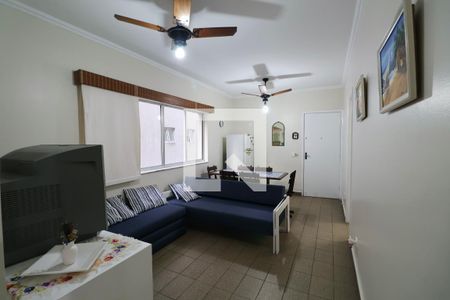 Sala de apartamento para alugar com 3 quartos, 100m² em Enseada, Guarujá