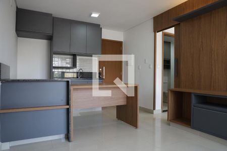 Sala de apartamento para alugar com 1 quarto, 50m² em Jardim América, Goiânia