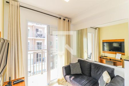 Sala de apartamento para alugar com 1 quarto, 28m² em Jardim Caravelas, São Paulo