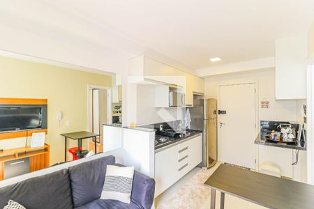 Sala de apartamento para alugar com 1 quarto, 28m² em Jardim Caravelas, São Paulo