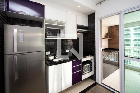 Sala/Cozinha de apartamento à venda com 1 quarto, 42m² em Vila Olímpia, São Paulo