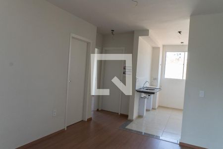 sala de apartamento para alugar com 2 quartos, 45m² em Cabral, Contagem