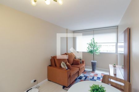 Sala de apartamento para alugar com 1 quarto, 47m² em Santa Cecilia, São Paulo