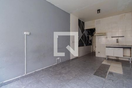 Quarto, sala e cozinha de apartamento para alugar com 1 quarto, 25m² em Liberdade, São Paulo