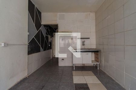 Quarto, sala e cozinha de apartamento para alugar com 1 quarto, 25m² em Liberdade, São Paulo