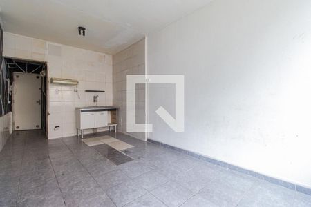 Quarto, sala e cozinha de apartamento para alugar com 1 quarto, 25m² em Liberdade, São Paulo