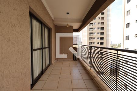 Sacada de apartamento para alugar com 3 quartos, 116m² em Subsetor Sul - 5 (s-5), Ribeirão Preto