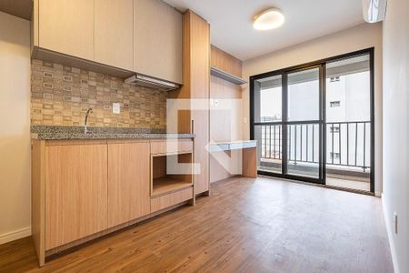 Sala/Cozinha de apartamento à venda com 1 quarto, 30m² em Pinheiros, São Paulo