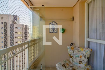 Varanda da Sala de apartamento à venda com 3 quartos, 75m² em Vila Guarani (zona Sul), São Paulo