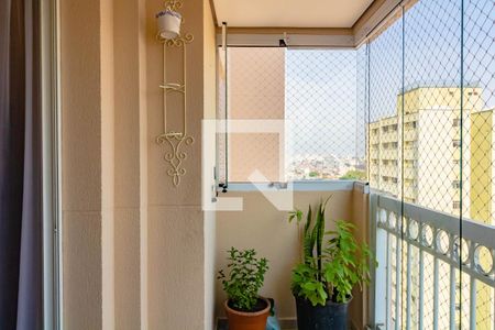 Varanda da Sala de apartamento à venda com 3 quartos, 75m² em Vila Guarani (zona Sul), São Paulo