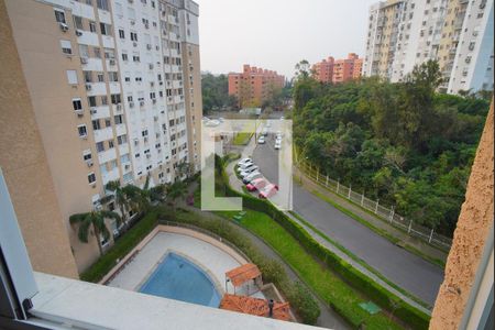 Sala - Vista de apartamento à venda com 3 quartos, 68m² em Jardim Carvalho, Porto Alegre