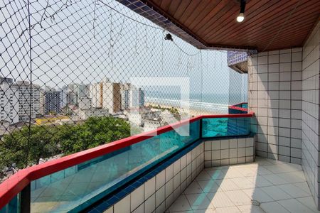 Sacada de apartamento para alugar com 3 quartos, 171m² em Cidade Ocian, Praia Grande