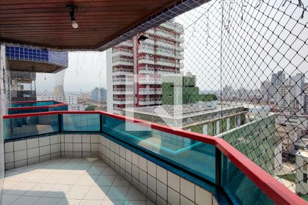 Sacada de apartamento para alugar com 3 quartos, 171m² em Cidade Ocian, Praia Grande