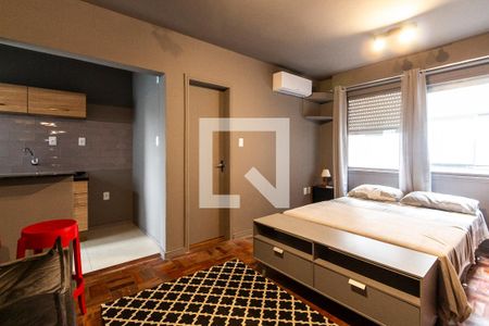 Sala/Quarto de apartamento à venda com 1 quarto, 39m² em Menino Deus, Porto Alegre